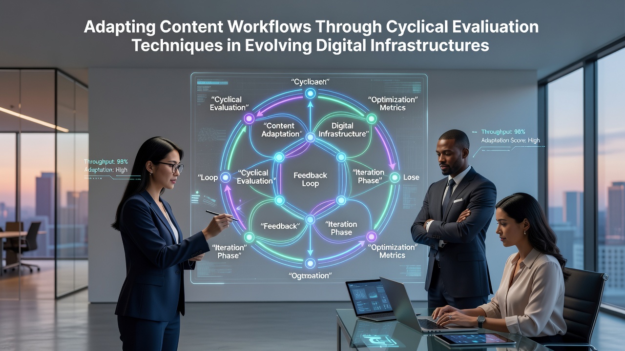 Adapting Content Workflows Through Cyclical Evaluation Techniques in Evolving Digital Infrastructures